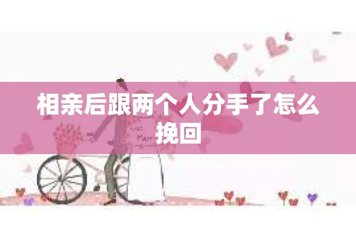 相亲后跟两个人分手了怎么挽回