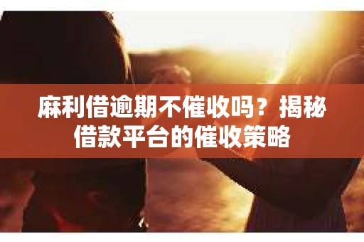 麻利借逾期不催收吗？揭秘借款平台的催收策略