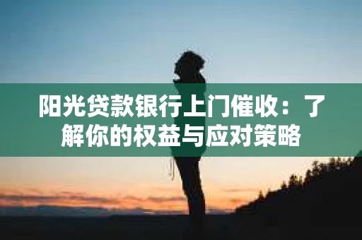 阳光贷款银行上门催收：了解你的权益与应对策略