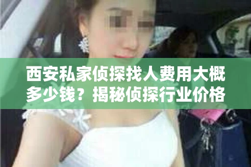 西安私家侦探找人费用大概多少钱？揭秘侦探行业价格之谜