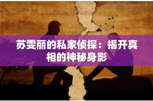 苏雯丽的私家侦探：揭开真相的神秘身影
