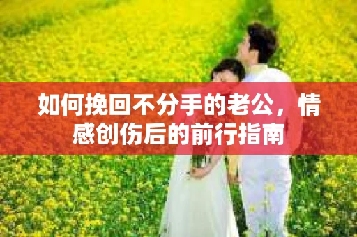 如何挽回不分手的老公，情感创伤后的前行指南