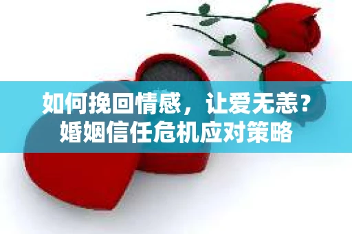 如何挽回情感,让爱无恙?婚姻信任危机应对策略 如何挽回情感,让爱无恙?婚姻信任危机应对策略