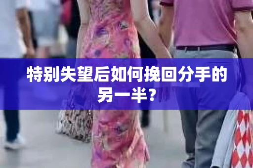 特别失望后如何挽回分手的另一半？