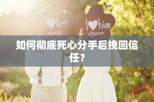 如何彻底死心分手后挽回信任？