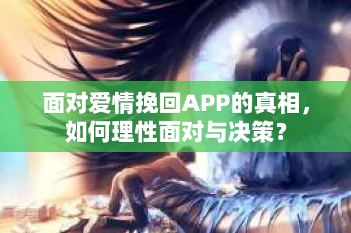面对爱情挽回APP的真相，如何理性面对与决策？
