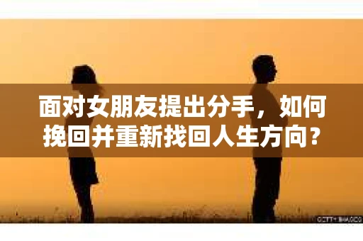 面对女朋友提出分手，如何挽回并重新找回人生方向？